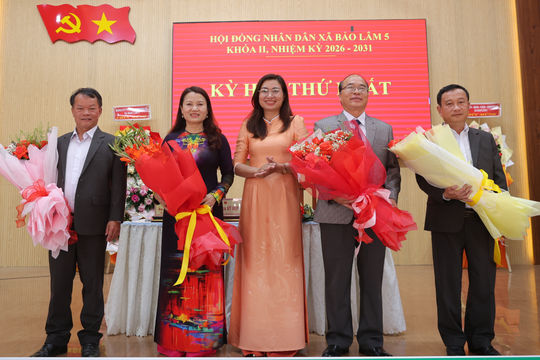 HĐND xã Bảo Lâm 5 tổ chức kỳ họp lần thứ nhất