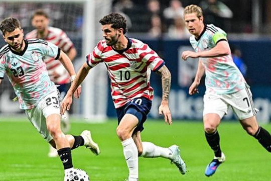 Bỉ vùi dập tuyển Mỹ 5-2: Màn ngược dòng đẳng cấp và dấu hỏi cho Mauricio Pochettino