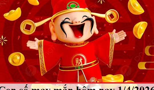 Con số may mắn hôm nay 1/4/2026: Gợi ý tài lộc cho 12 con giáp và cung hoàng đạo