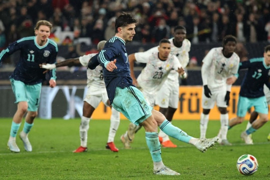 Đức thắng kịch tính Ghana 2-1: Kai Havertz giải tỏa áp lực, Deniz Undav sắm vai người hùng