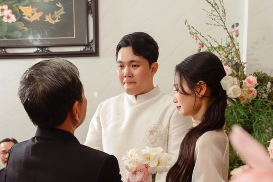 Đám cưới Nhung Gumiho: Lời dặn dò đầy cảm xúc của người cha đại tá dành cho con rể Andiez Nam Trương