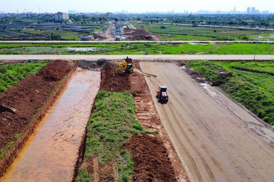 Tiến độ đường Tây Thăng Long qua Hà Nội: Vướng mặt bằng tại nhiều vị trí trọng điểm