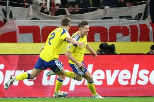 Viktor Gyokeres ghi bàn quyết định đưa Thụy Điển tới World Cup 2026 sau màn ngược dòng kịch tính