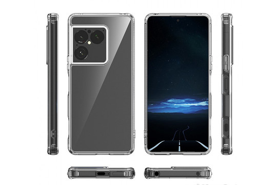 Sony Xperia 1 VIII lộ ảnh render với cụm camera vuông và màn hình đục lỗ mới