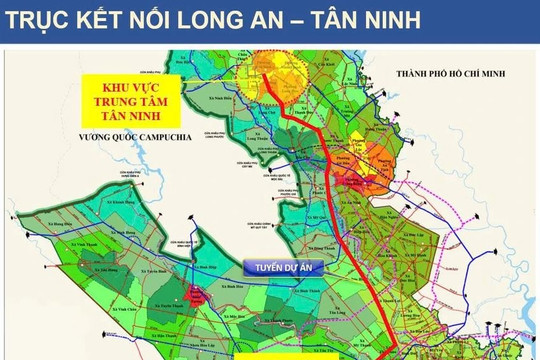 Dự án trục kết nối của Tây Ninh: Đầu tư 25.700 tỷ đồng phát triển hạ tầng liên vùng