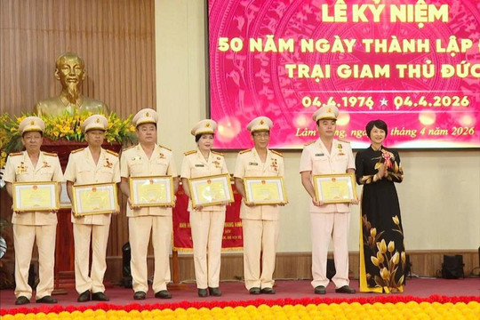 Phó Bí thư Tỉnh ủy Lâm Đồng Phạm Thị Phúc dự kỷ niệm 50 Ngày thành lập Trại giam Thủ Đức