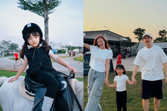 Bé Winnie nhà Đông Nhi học cưỡi ngựa tại TP.HCM: Chi phí đắt đỏ của tiểu thư 6 tuổi