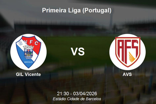 Nhận định GIL Vicente vs AVS - Giải VĐQG Bồ Đào Nha: Chủ nhà tìm lại niềm vui thắng trận