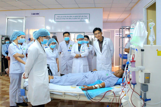 Trung tâm Y tế khu vực Di Linh triển khai kỹ thuật chạy thận nhân tạo