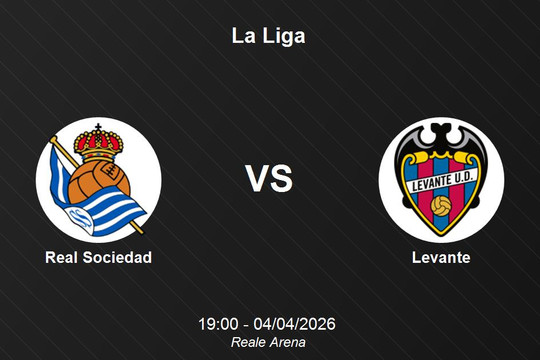 Nhận định Real Sociedad vs Levante - La Liga: Thách thức tại Reale Arena