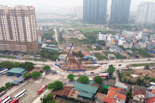 Xây dựng cống ngầm xuyên đê hữu Hồng: Giải pháp chống ngập cho khu đô thị Ciputra