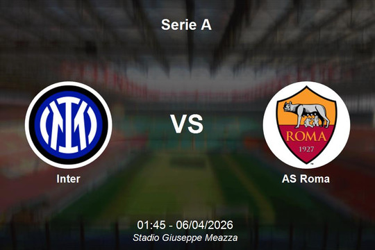 Nhận định Inter vs AS Roma - Đại chiến tại Stadio Giuseppe Meazza