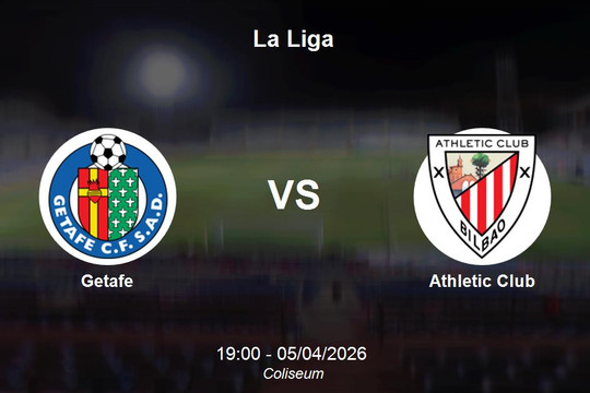 Nhận định Getafe vs Athletic Club: Cuộc chiến cân bằng tại Coliseum - La Liga