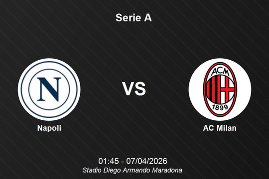 Nhận định Napoli vs AC Milan - Serie A