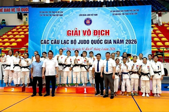 Thể thao Lâm Đồng giành 4 huy chương tại Giải vô địch các Câu lạc bộ Judo quốc gia 2026