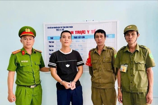Bắt tạm giam đối tượng nhiều lần trộm cắp tài sản tại Hàm Thắng
