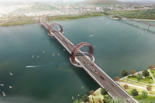 Cầu Trà Khúc 1: Cầu võng tự neo đầu tiên tại Việt Nam dự kiến khởi công vào tháng 6/2026