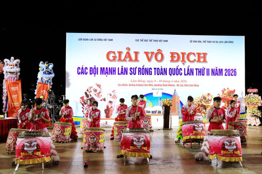 Khai mạc Giải Vô địch Lân Sư Rồng toàn quốc lần thứ II tại Lâm Đồng