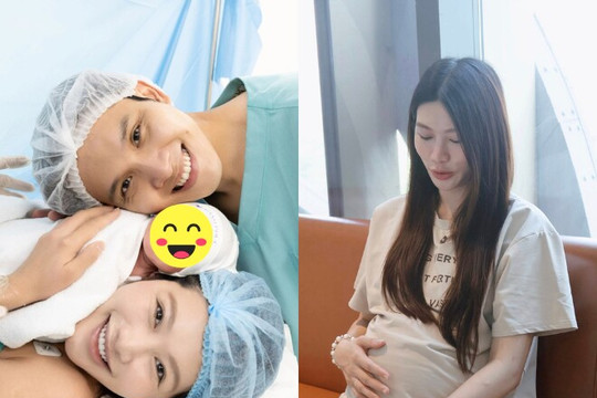 Á hậu Chế Nguyễn Quỳnh Châu sinh con trai đầu lòng nặng 3,7kg