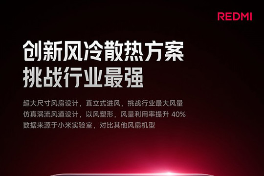 Redmi K90 Max sắp ra mắt: Đột phá với quạt tản nhiệt chủ động và chuẩn kháng nước IP69