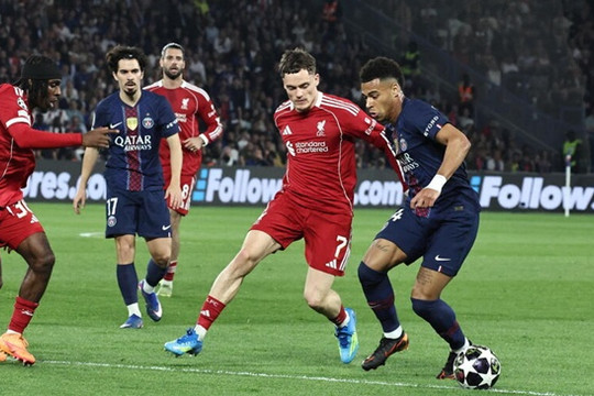 Desire Doue tỏa sáng giúp PSG hạ Liverpool 2-0 và cân bằng kỷ lục của Mbappe