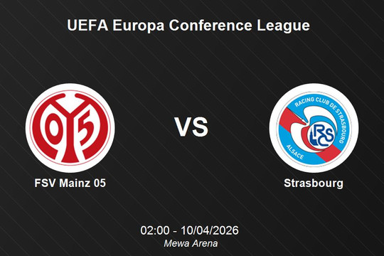 Nhận định FSV Mainz 05 vs Strasbourg - UEFA Europa Conference League: Điểm tựa Mewa Arena