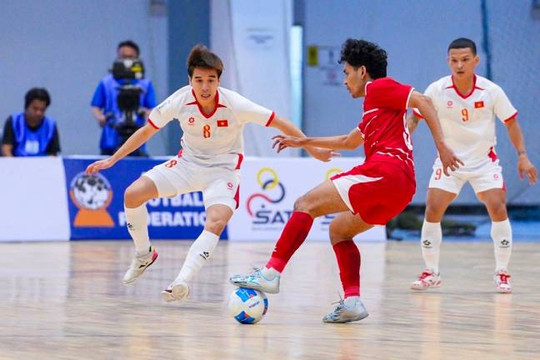Futsal Việt Nam thua sát nút Indonesia 2-3 tại bán kết Đông Nam Á 2026