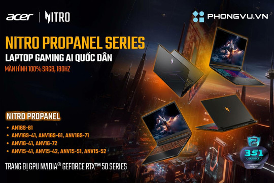 Nitro ProPanel: Lựa chọn laptop gaming ổn định cho PUBG, Liên Minh và Valorant