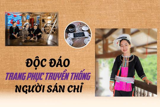 Độc đáo trang phục truyền thống người Sán Chỉ
