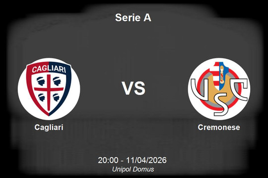 Nhận định Cagliari vs Cremonese - Trận chiến trụ hạng tại Serie A