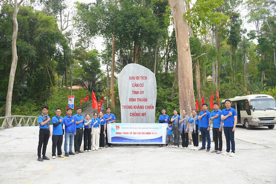 Tuổi trẻ UBND tỉnh Lâm Đồng hành trình về địa chỉ đỏ ở khu vực phía Đông Nam tỉnh