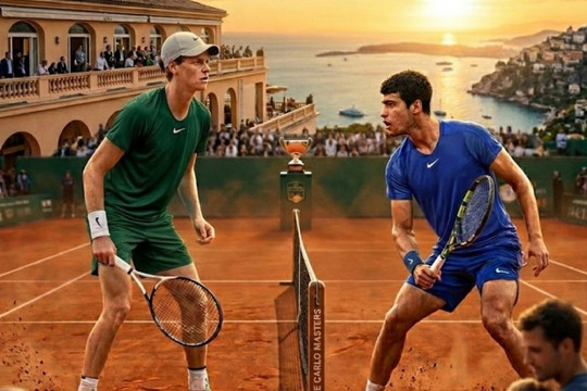 Chung kết Monte Carlo 2026: Alcaraz đối đầu Sinner tranh ngôi số 1 thế giới