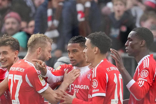 Bayern Munich đè bẹp St. Pauli 5-0: Hùm xám khẳng định vị thế quân vương Bundesliga