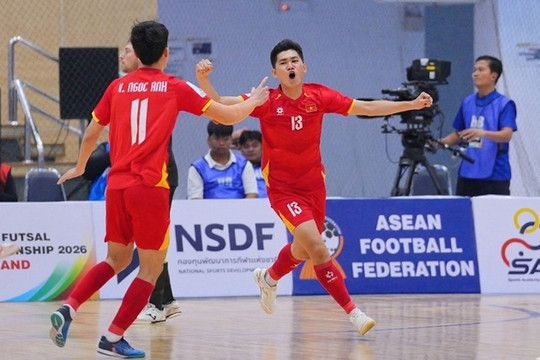 Tuyển futsal Việt Nam thắng hủy diệt Australia 4-0 để giành hạng Ba Đông Nam Á