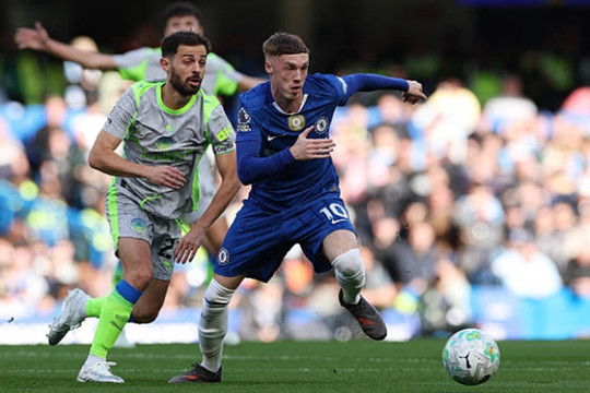 Chelsea thảm bại 0-3 trước Man City: Cole Palmer đơn độc, hàng thủ vỡ vụn tại Stamford Bridge