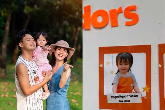 Con gái Kha Ly - Thanh Duy được vinh danh tại trường song ngữ ở TP.HCM