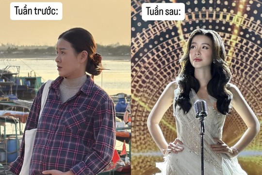 Trang Emma: Từ tạo hình 'mẹ bầu' đến màn lột xác thành hoa hậu trên sóng VTV
