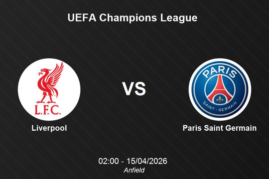 Nhận định Liverpool vs Paris Saint Germain - Đại chiến Champions League tại Anfield