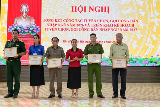 Tân Hà Lâm Hà: công tác tuyển quân năm 2026 đạt 100%