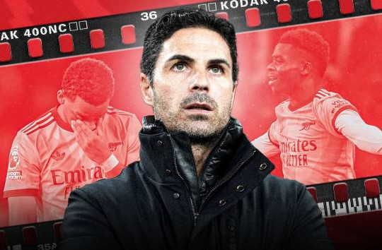 Arsenal và vòng lặp thất bại: Khi những chiêu trò của Mikel Arteta phản tác dụng