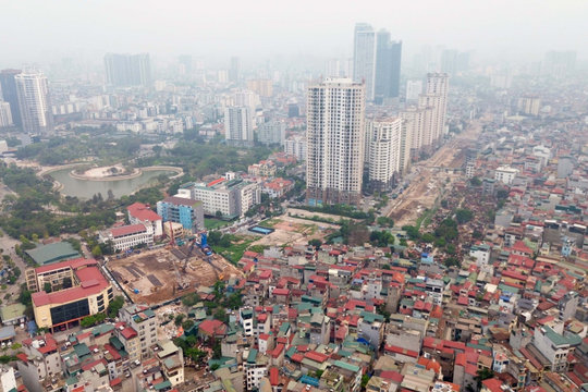 Tiến độ thi công khẩn cấp đường Vành đai 2,5 đoạn qua Dịch Vọng tại Hà Nội