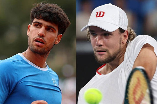 Carlos Alcaraz thắng thuyết phục Otto Virtanen 2-0 tại Barcelona Open