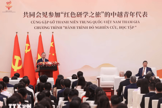 Tổng Bí thư, Chủ tịch nước Tô Lâm: Thanh niên tiếp tục là cầu nối quan trọng vun đắp tình hữu nghị Việt - Trung