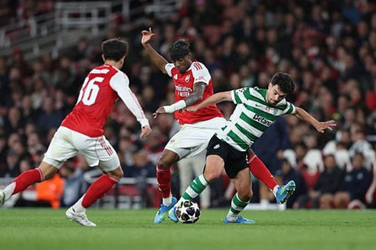 Arsenal nhọc nhằn vào bán kết Champions League sau trận hòa bế tắc với Sporting CP