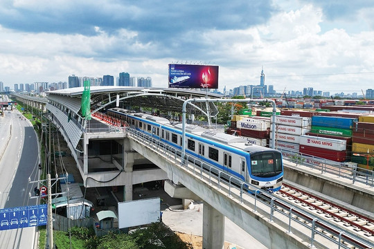 Dự án kéo dài metro Bến Thành - Suối Tiên đến sân bay Long Thành bước vào giai đoạn then chốt