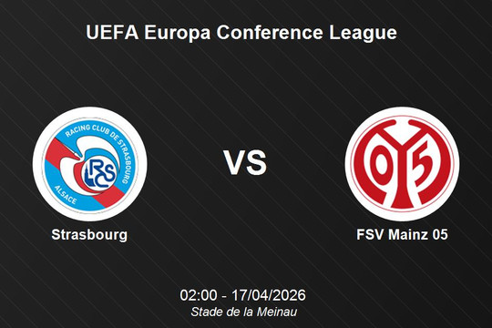Nhận định Strasbourg vs FSV Mainz 05: Bảo vệ ngôi đầu tại Europa Conference League