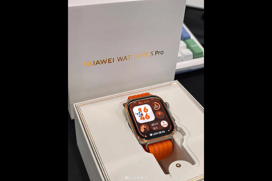 Lộ diện Huawei Watch Fit 5 Pro với màn hình 1.92 inch và thiết kế viền siêu mỏng ấn tượng