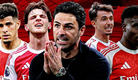 Arsenal hụt hơi trong cuộc đua vô địch: Hệ quả từ sự bảo thủ trong xoay tua của Mikel Arteta
