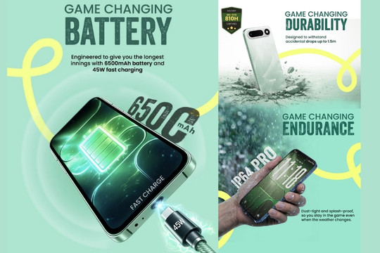 TECNO POP X 5G trình làng: Pin 6,500 mAh cùng công nghệ liên lạc không cần sóng viễn thông