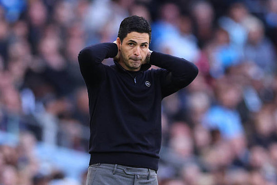 Arsenal thua Man City 1-2: Mikel Arteta và giới hạn của một triều đại chưa danh hiệu